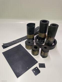 Dichtgummi 1320 x 45 x 10 für Steinfangmulde vorne