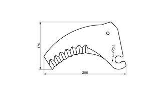 Messer p.z. NH. Presse BR 6090/Combi (15-St./Masch